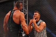 MJF as a special guest Referee in a match between Wardlow and Shawn Spears
